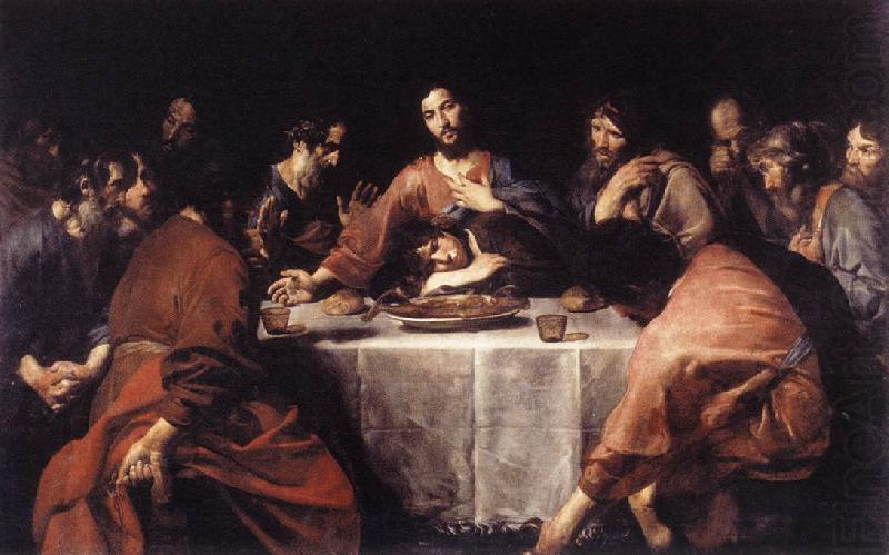 VALENTIN DE BOULOGNE The Last Supper naqtr china oil painting image
